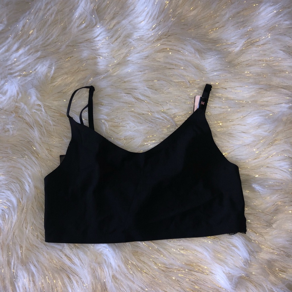 Victoria Secret Womens Bra Bralette Black M